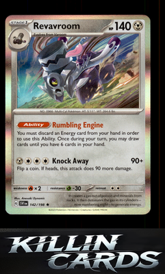Revavroom 142/198 Pokemon Rare SV01: Scarlet & Violet Base Set Card NM