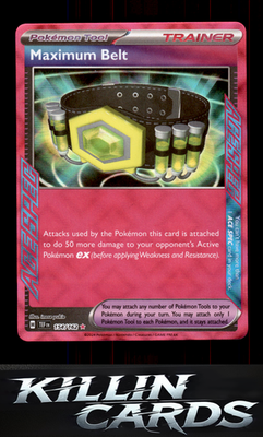 Maximum Belt 154/162 Pokemon ACE SPEC Rare SV05: Temporal Forces Card NM