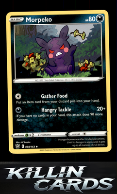 Morpeko 098/163 Pokemon Uncommon SWSH05: Battle Styles Card LP