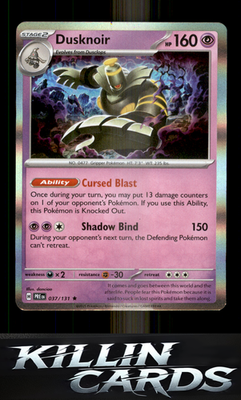 Dusknoir 037/131 Pokemon Rare SV: Prismatic Evolutions Card NM