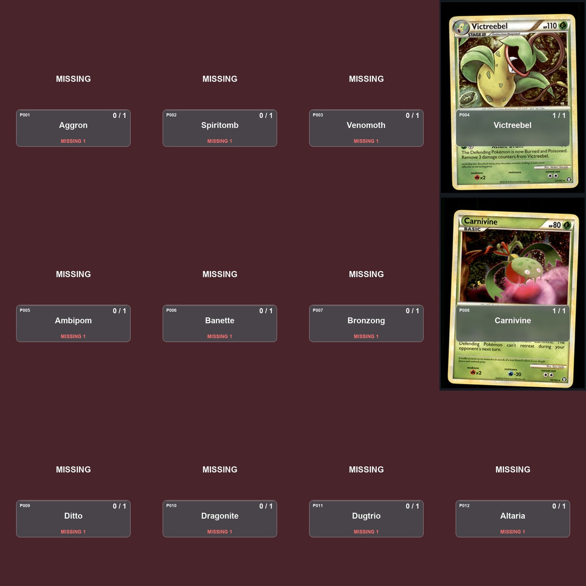 Pokemon TCG Triumphant C/UC/R Standard Set 30 Cards