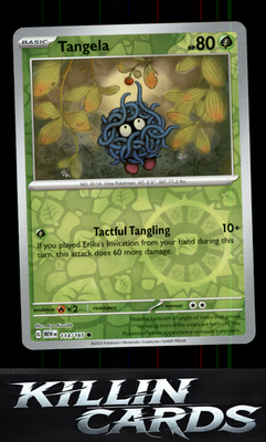 Reverse Holofoil Tangela - 114/165 114/165 Pokemon Common SV: Scarlet & Violet 1
