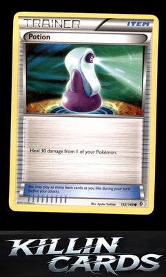 Potion 132/149 Pokemon Common Boundaries Crossed Card LP