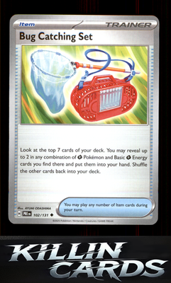 Bug Catching Set 102/131 Pokemon Uncommon SV: Prismatic Evolutions Card NM