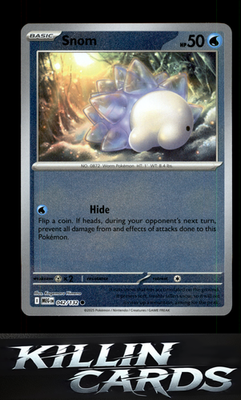 Reverse Holofoil Snom 042/132 Pokemon Common ME01: Mega Evolution Card NM