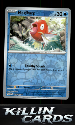 Reverse Holofoil Magikarp 129/165 Pokemon Common SV: Scarlet & Violet 151 Card N
