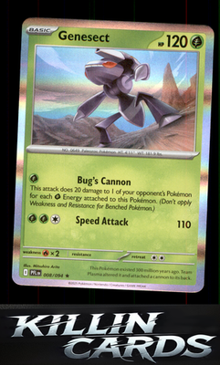Genesect 008/094 Pokemon Rare ME02: Phantasmal Flames Card NM