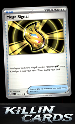 Mega Signal 193/217 Pokemon Common ME: Ascended Heroes Card NM