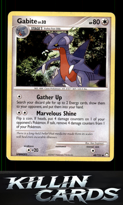 Gabite 48/123 Pokemon Uncommon Mysterious Treasures Card LP