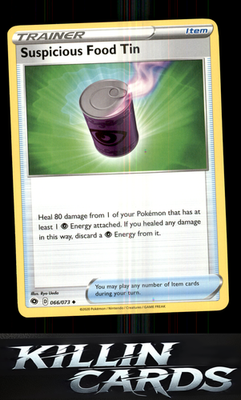 Suspicious Food Tin 66/73 Pokemon Uncommon Champion's Path Card NM