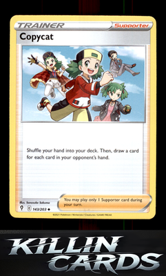 Copycat 143/203 Pokemon Uncommon SWSH07: Evolving Skies Card NM