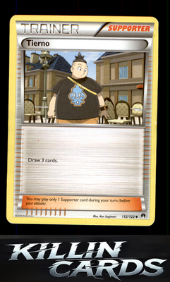 Tierno 112/122 Pokemon Uncommon XY - BREAKpoint Card LP