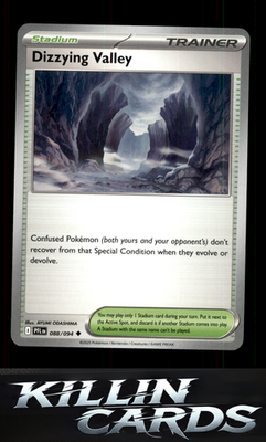 Dizzying Valley 088/094 Pokemon Uncommon ME02: Phantasmal Flames Card NM