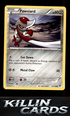 Pawniard 81/146 Pokemon Common XY Base Set Card NM