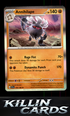 Annihilape 109/198 Pokemon Rare SV01: Scarlet & Violet Base Set Card NM