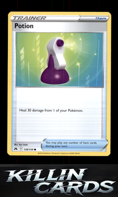 Potion 139/159 Pokemon Common SWSH: Crown Zenith Card NM