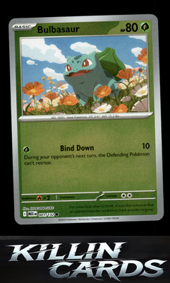 Reverse Holofoil Bulbasaur - 001/132 001/132 Pokemon Common ME01: Mega Evolution