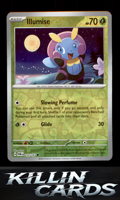 Reverse Holofoil Illumise 010/167 Pokemon Common SV06: Twilight Masquerade Card
