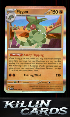 Flygon - 053/094 053/094 Pokemon Rare ME02: Phantasmal Flames Card NM