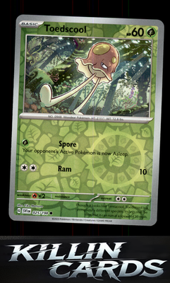 Reverse Holofoil Toedscool - 025/198 025/198 Pokemon Common SV01: Scarlet & Viol
