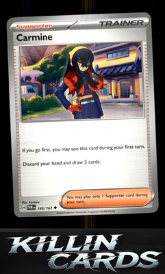 Carmine - 145/167 145/167 Pokemon Uncommon SV06: Twilight Masquerade Card NM