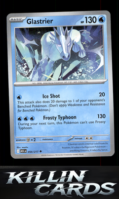 Glastrier 054/217 Pokemon Uncommon ME: Ascended Heroes Card NM