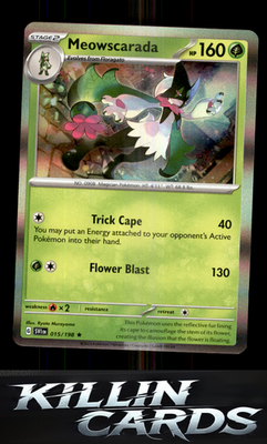 Meowscarada - 015/198 015/198 Pokemon Rare SV01: Scarlet & Violet Base Set Card