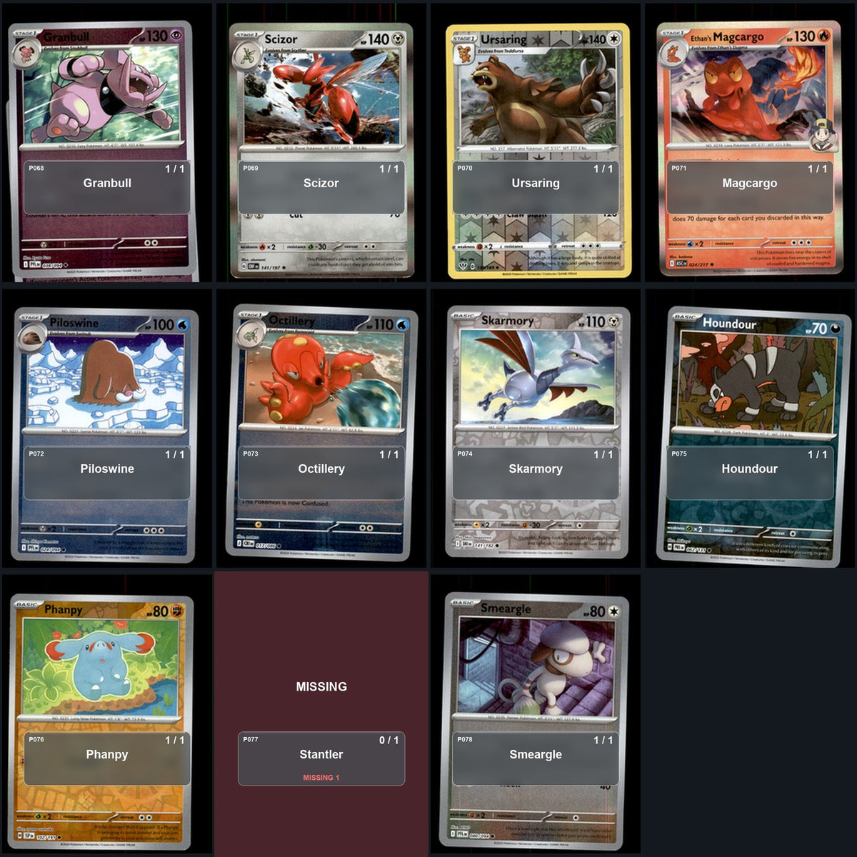 Pokemon TCG Generation 2 Johto Pokemon Pokedex Set 94 Cards Collection