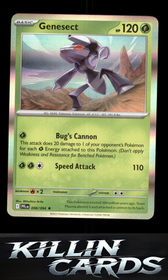 Genesect 008/094 Pokemon Rare ME02: Phantasmal Flames Card NM