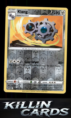 Reverse Holofoil Klang 124/195 Pokemon Uncommon SWSH12: Silver Tempest Card NM