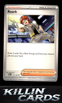 Roark 173/182 Pokemon Uncommon SV04: Paradox Rift Card LP