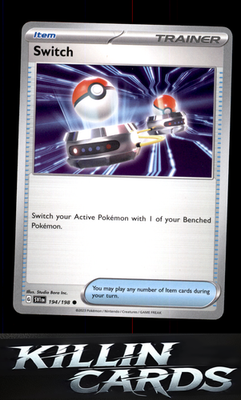 Switch 194/198 Pokemon Common SV01: Scarlet & Violet Base Set Card NM