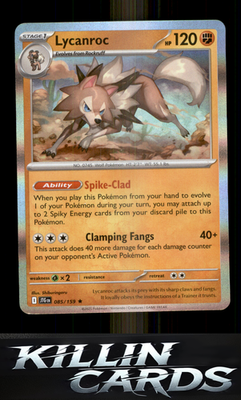 Lycanroc - 085/159 085/159 Pokemon Rare SV09: Journey Together Card NM