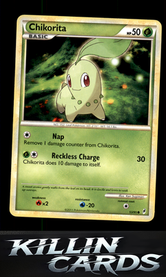 Chikorita 53/95 Pokemon Common Call of Legends Card LP