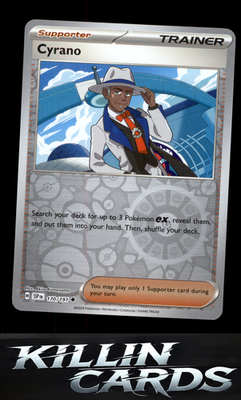 Reverse Holofoil Cyrano - 170/191 170/191 Pokemon Uncommon SV08: Surging Sparks