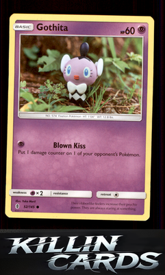 Gothita 52/145 Pokemon Common SM - Guardians Rising Card NM