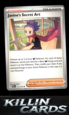 Janine's Secret Art - 112/131 112/131 Pokemon Uncommon SV: Prismatic Evolutions