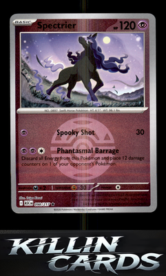Reverse Holofoil Spectrier (Dusk Ball) 098/217 Pokemon Rare ME: Ascended Heroes