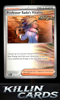 Professor Sada's Vitality 120/131 Pokemon Uncommon SV: Prismatic Evolutions Card