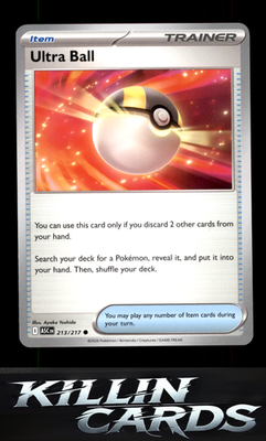 Ultra Ball - 213/217 213/217 Pokemon Common ME: Ascended Heroes Card NM