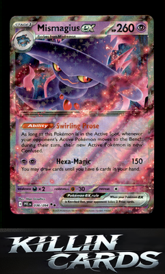 Mismagius ex - 036/094 036/094 Pokemon Double Rare ME02: Phantasmal Flames Card