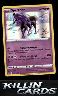 Spectrier 081/196 Pokemon Holo Rare SWSH11: Lost Origin Card NM