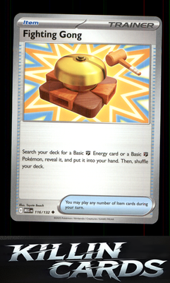 Fighting Gong - 116/132 116/132 Pokemon Uncommon ME01: Mega Evolution Card NM