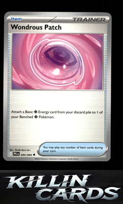 Wondrous Patch 094/094 Pokemon Uncommon ME02: Phantasmal Flames Card NM