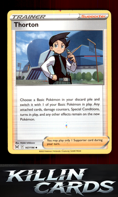 Thorton 167/196 Pokemon Uncommon SWSH11: Lost Origin Card NM