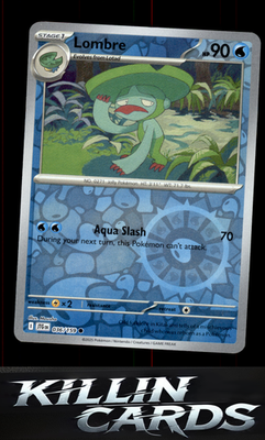 Reverse Holofoil Lombre 036/159 Pokemon Common SV09: Journey Together Card NM