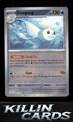 Reverse Holofoil Dewgong - 022/094 022/094 Pokemon Common ME02: Phantasmal Flame