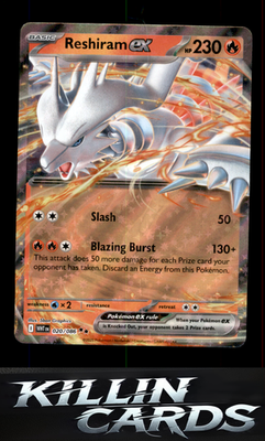 Reshiram ex 020/086 Pokemon Double Rare SV: White Flare Card NM