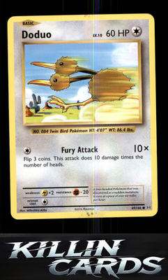 Doduo 69/108 Pokemon Common XY - Evolutions Card NM