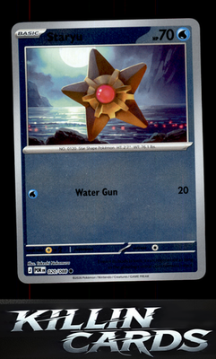 Reverse Holofoil Staryu 020/088 Pokemon Common ME03: Perfect Order Card NM